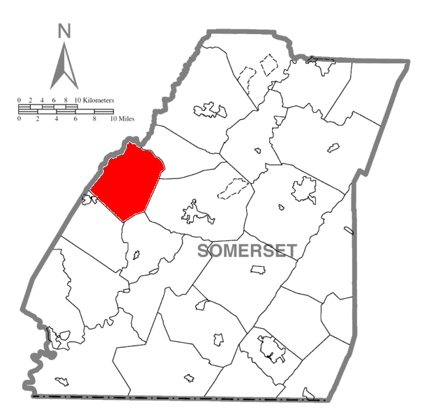 Locator map of Jefferson