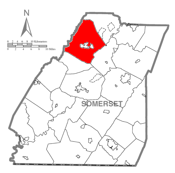 Locator map of Jenner