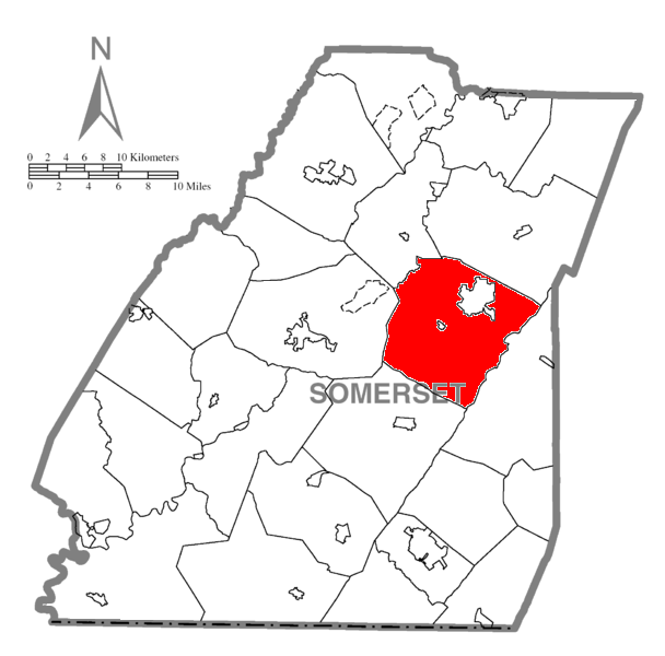 Locator map of Stonycreek