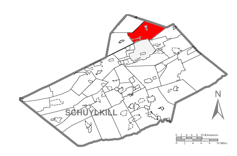 Locator map of East Union