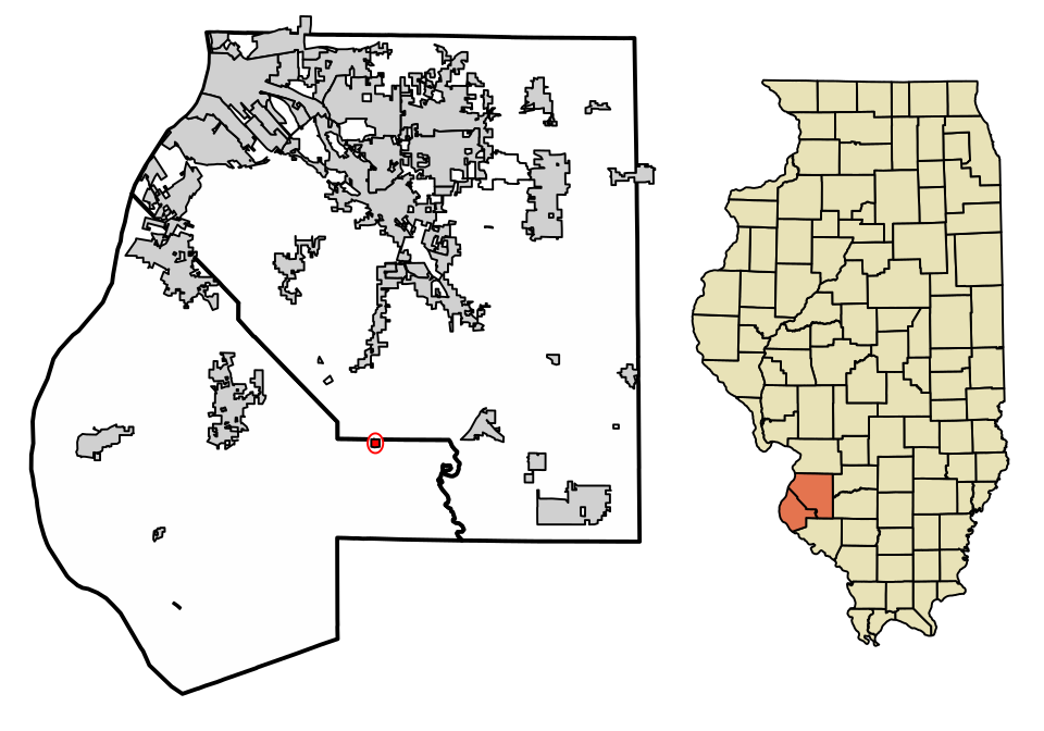 Locator map of Hecker