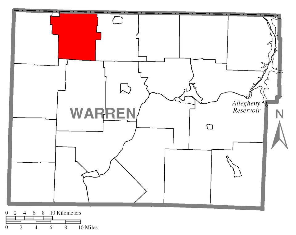 Locator map of Freehold