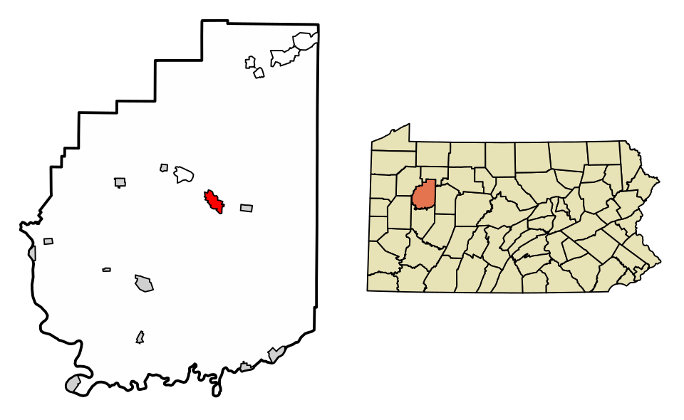 Locator map of Clarion