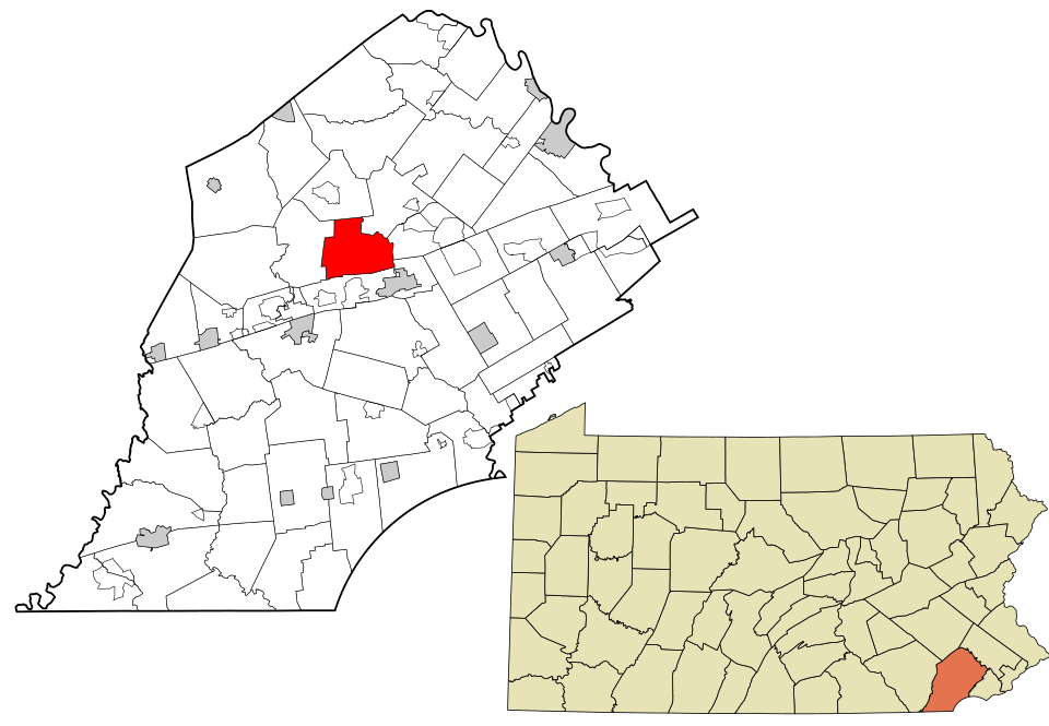 Map of East Brandywine