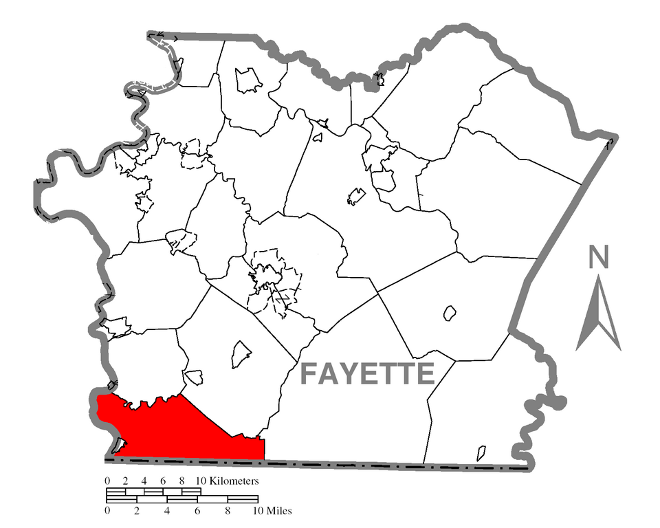 Locator map of Springhill
