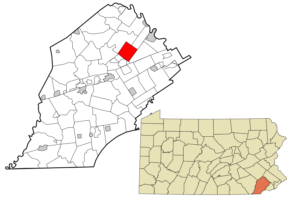 Map of West Pikeland