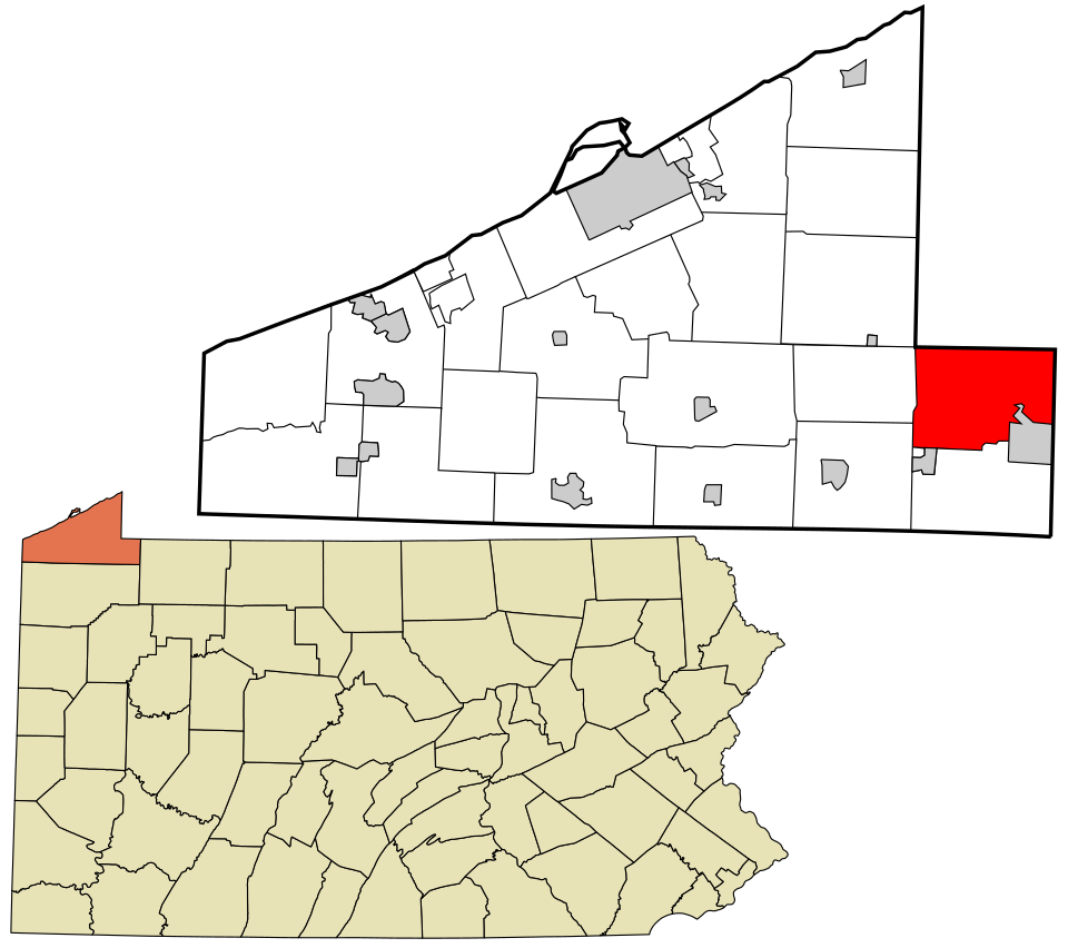 Locator map of Wayne
