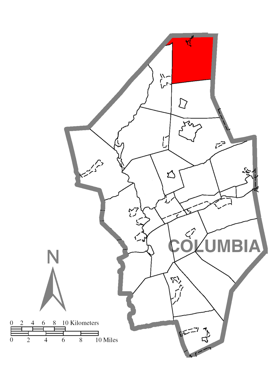 Locator map of Sugarloaf
