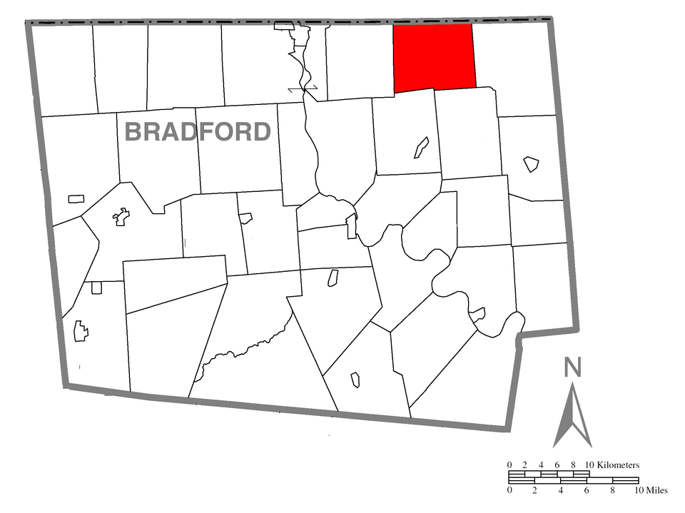 Locator map of Windham