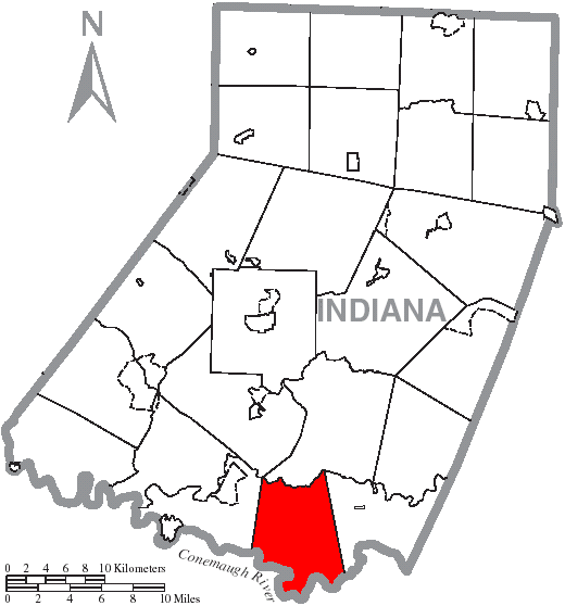 Locator map of West Wheatfield