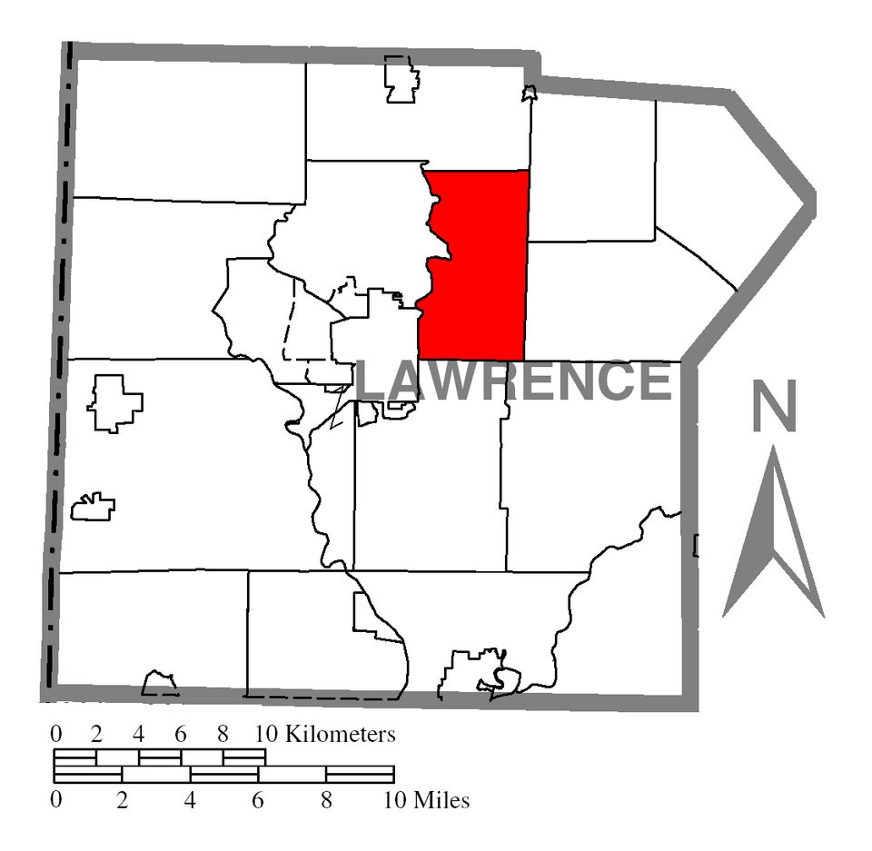 Locator map of Hickory