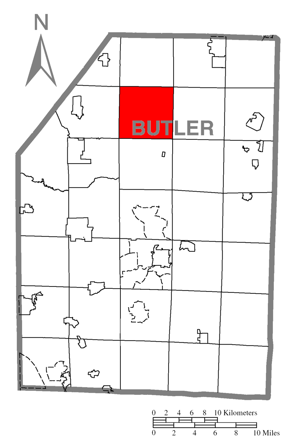 Locator map of Cherry