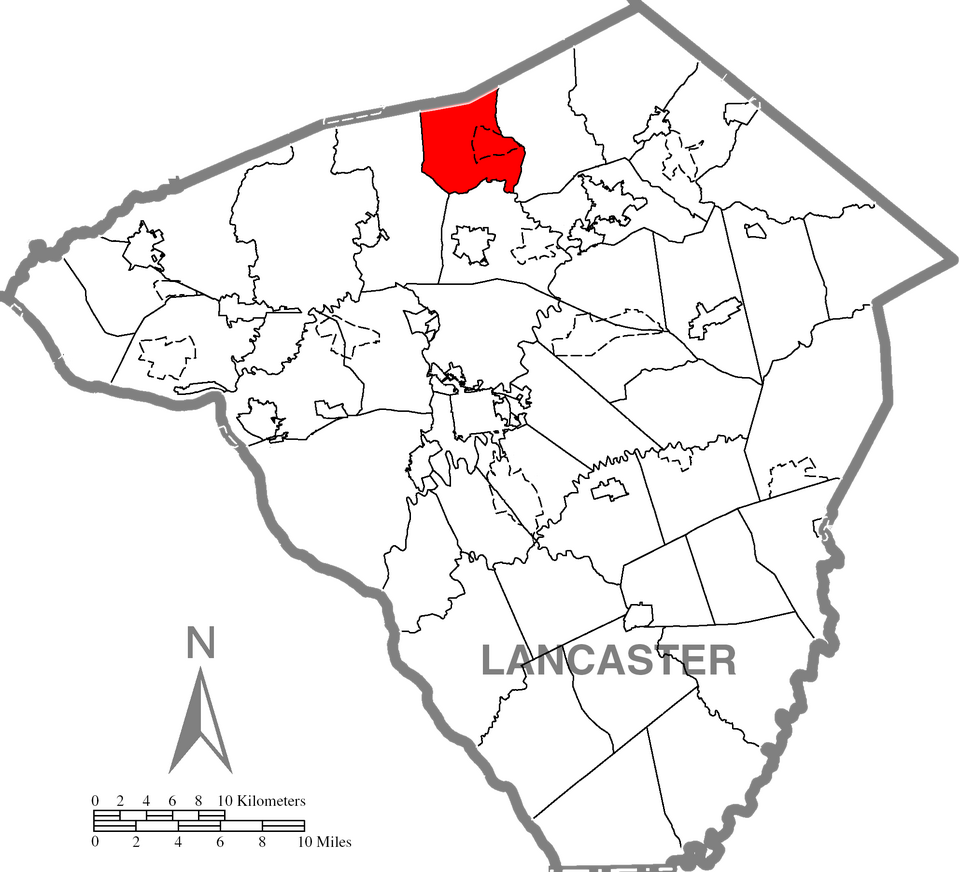 Map of Elizabeth