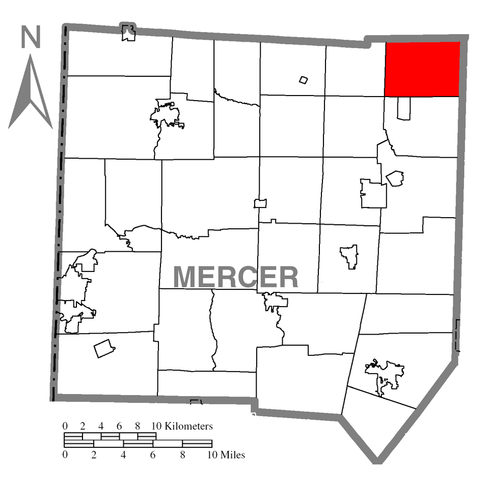Locator map of French Creek