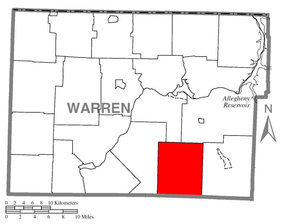 Locator map of Cherry Grove