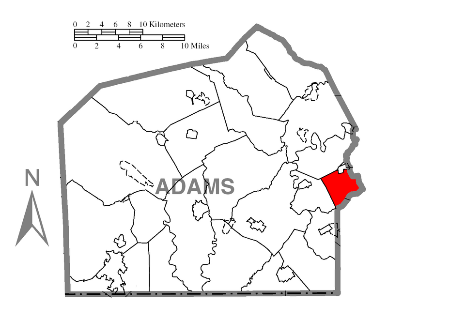 Locator map of Berwick
