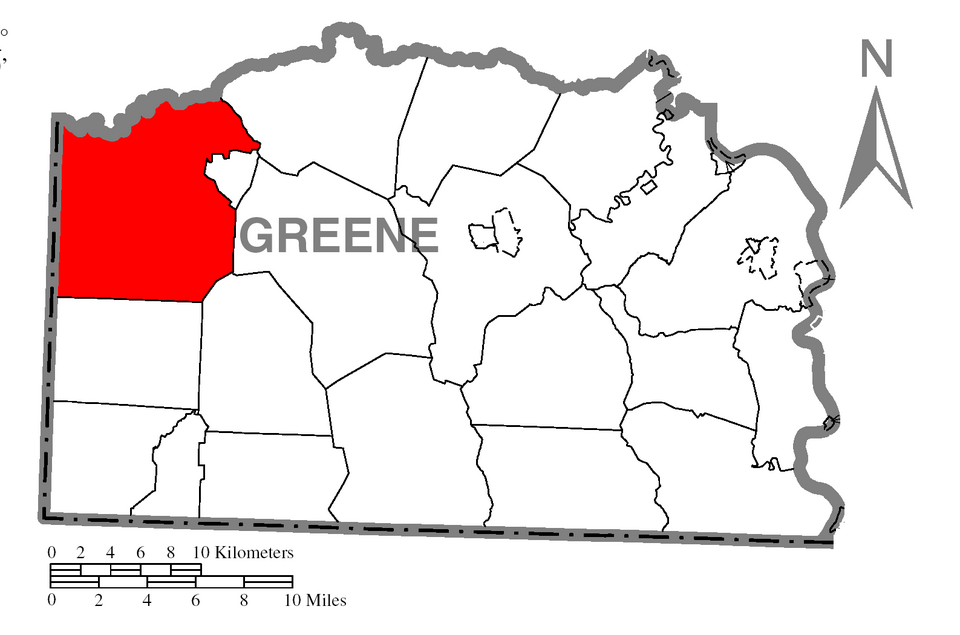Locator map of Richhill