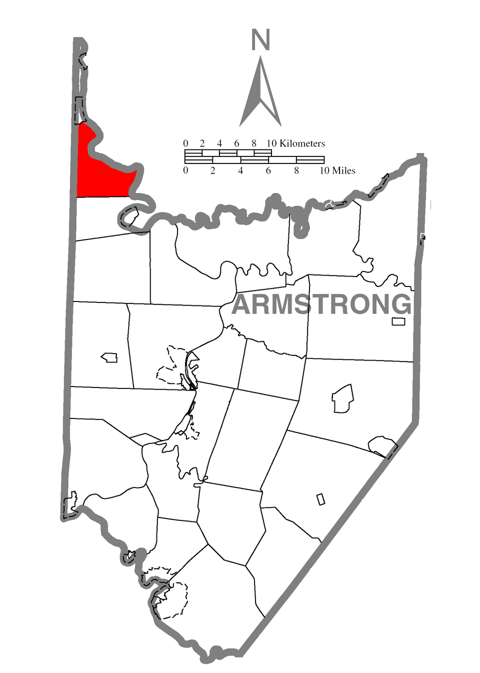Locator map of Perry