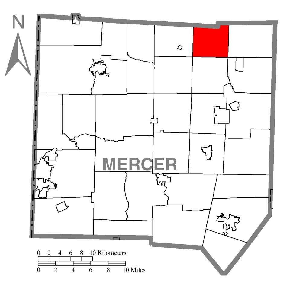 Locator map of Deer Creek