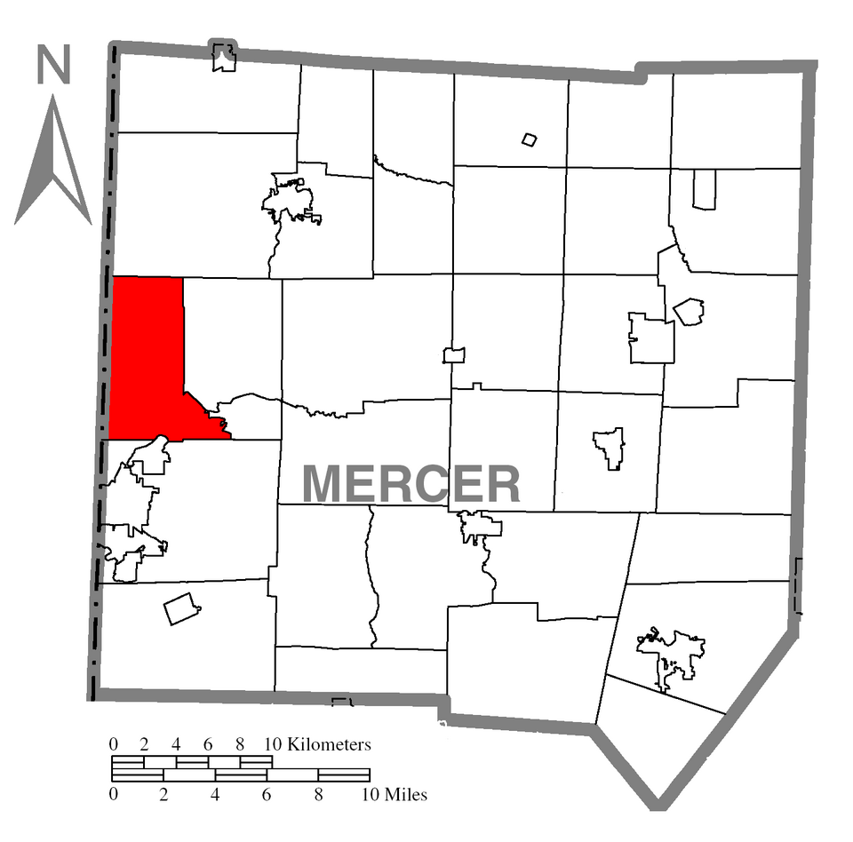 Locator map of South Pymatuning