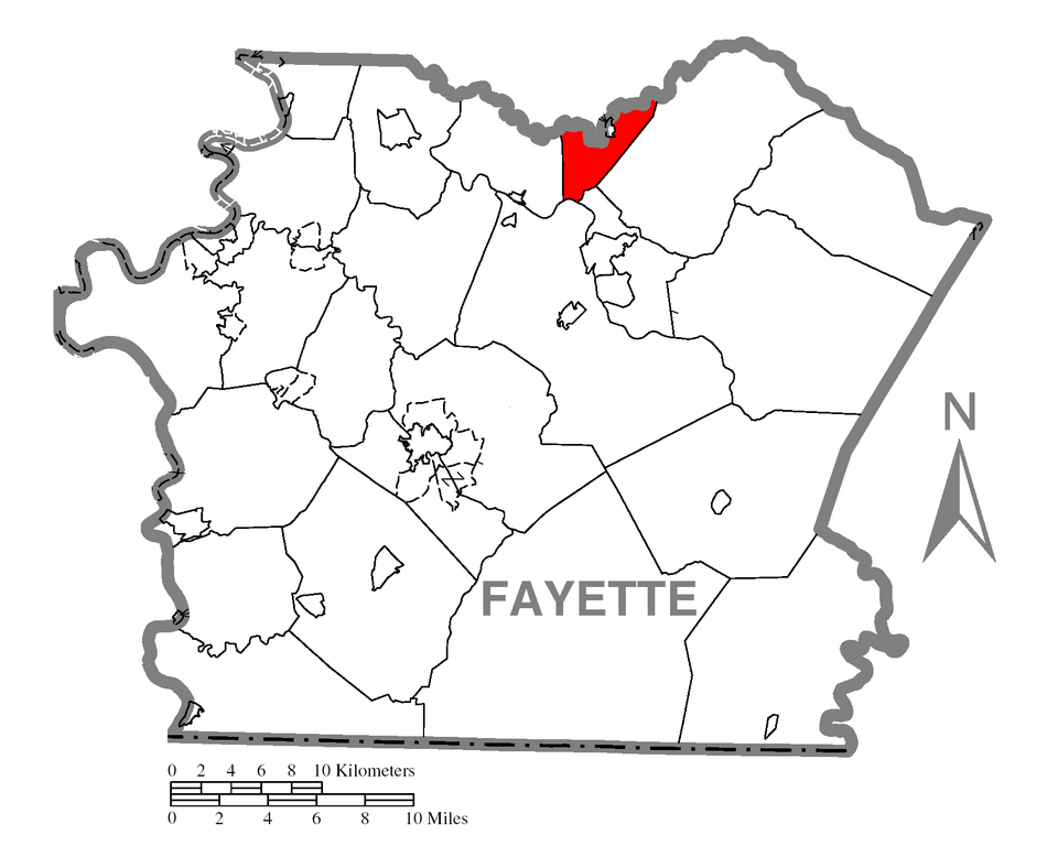 Locator map of Upper Tyrone