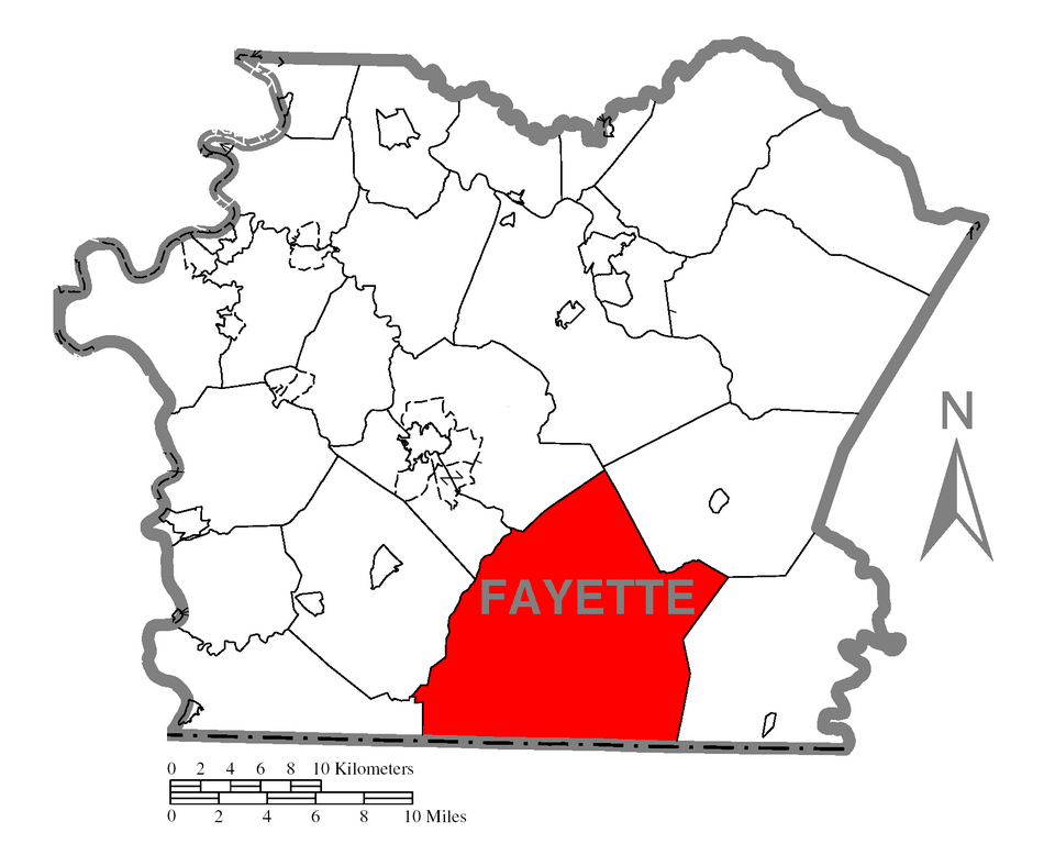Map of Wharton