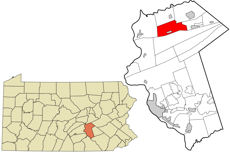Locator map of Washington