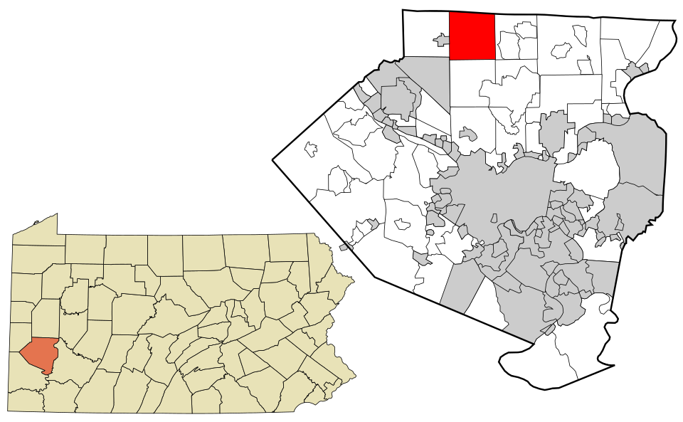 Locator map of Pine