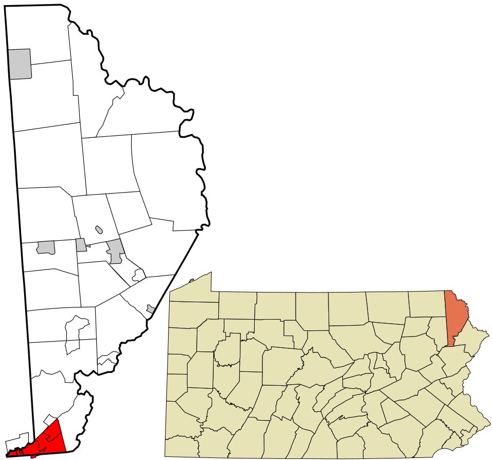 Locator map of Lehigh