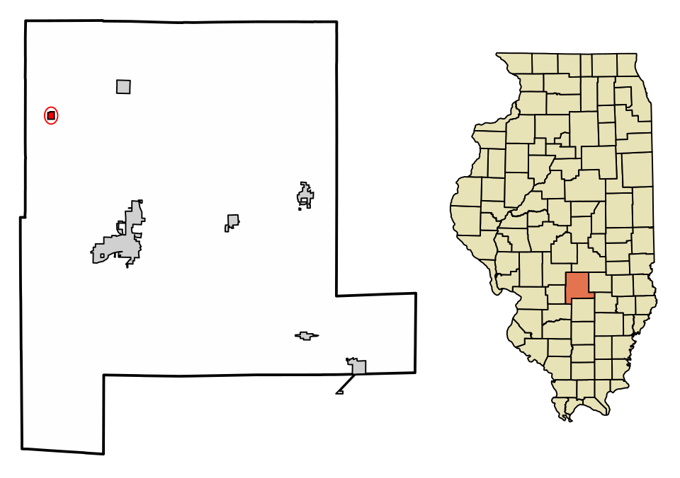 Locator map of Bingham