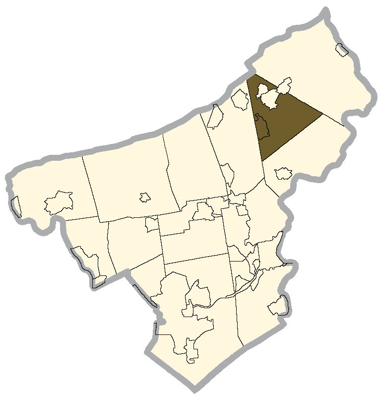 Locator map of Washington