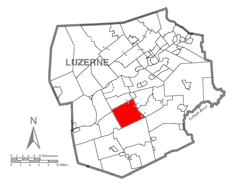 Locator map of Dorrance