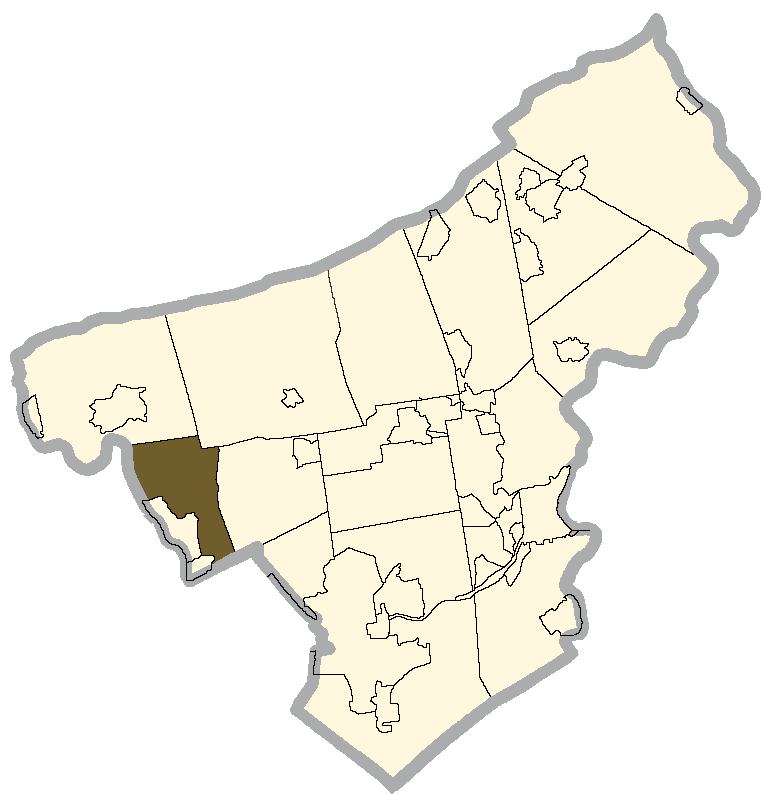 Locator map of Allen