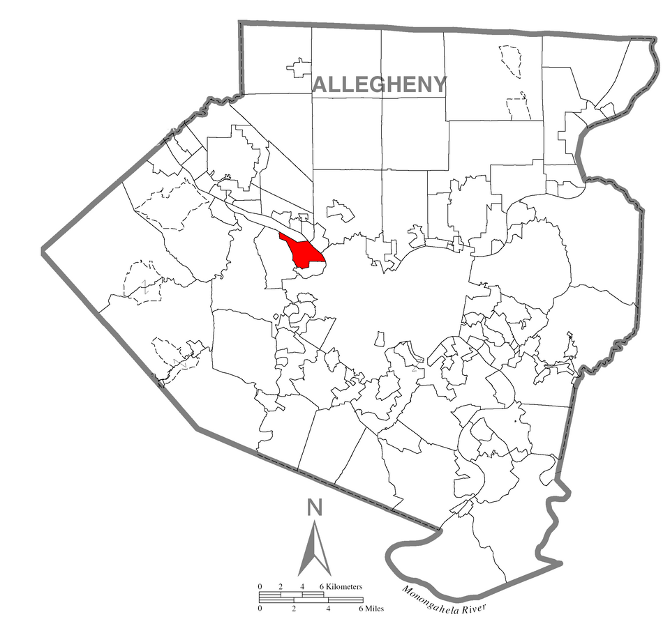 Locator map of Stowe