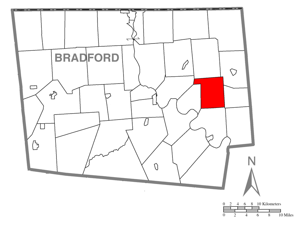 Locator map of Herrick