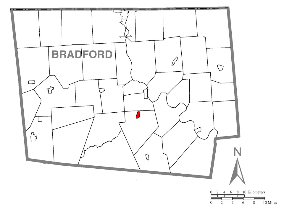 Locator map of Monroe