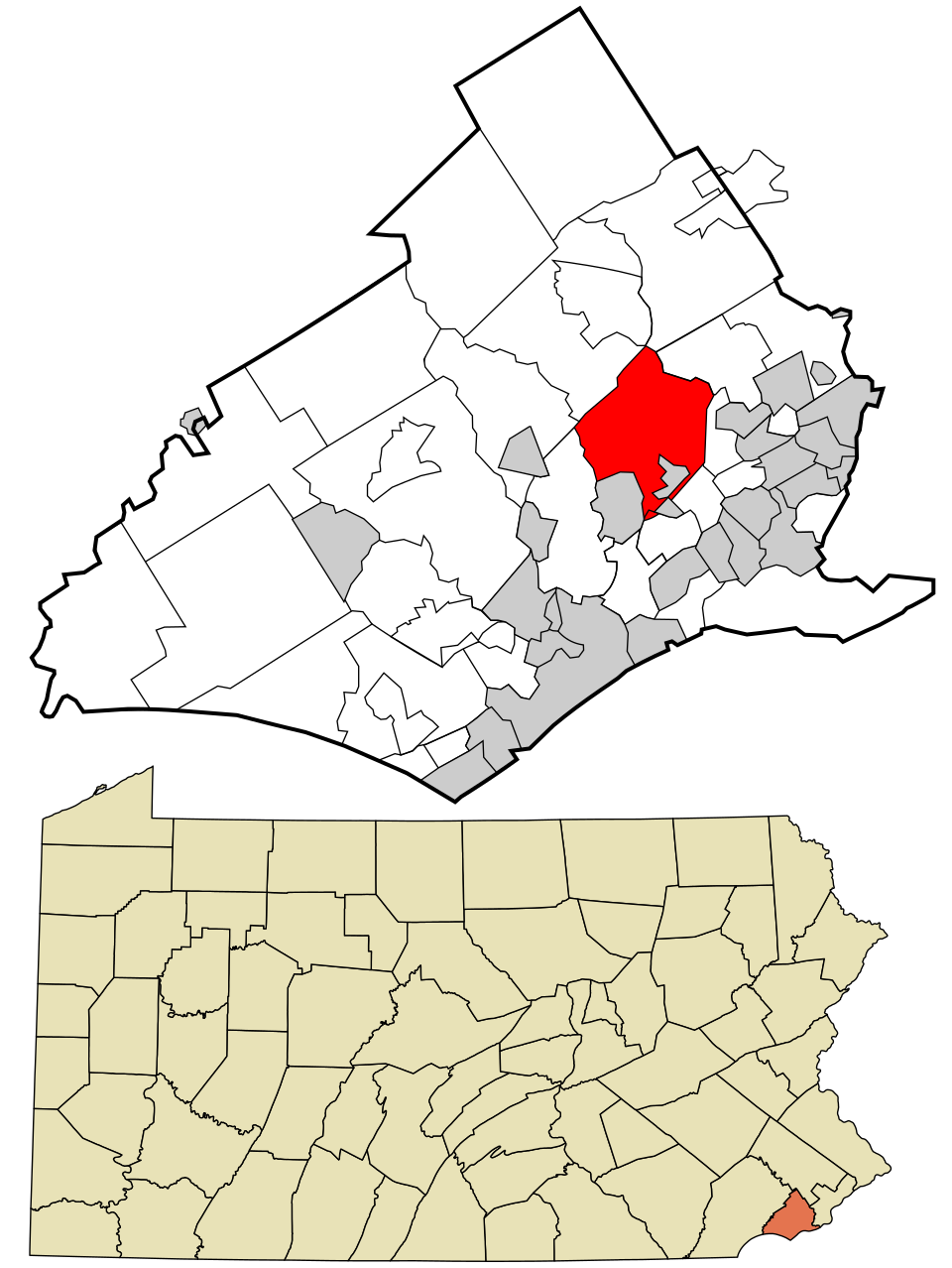 Map of Springfield