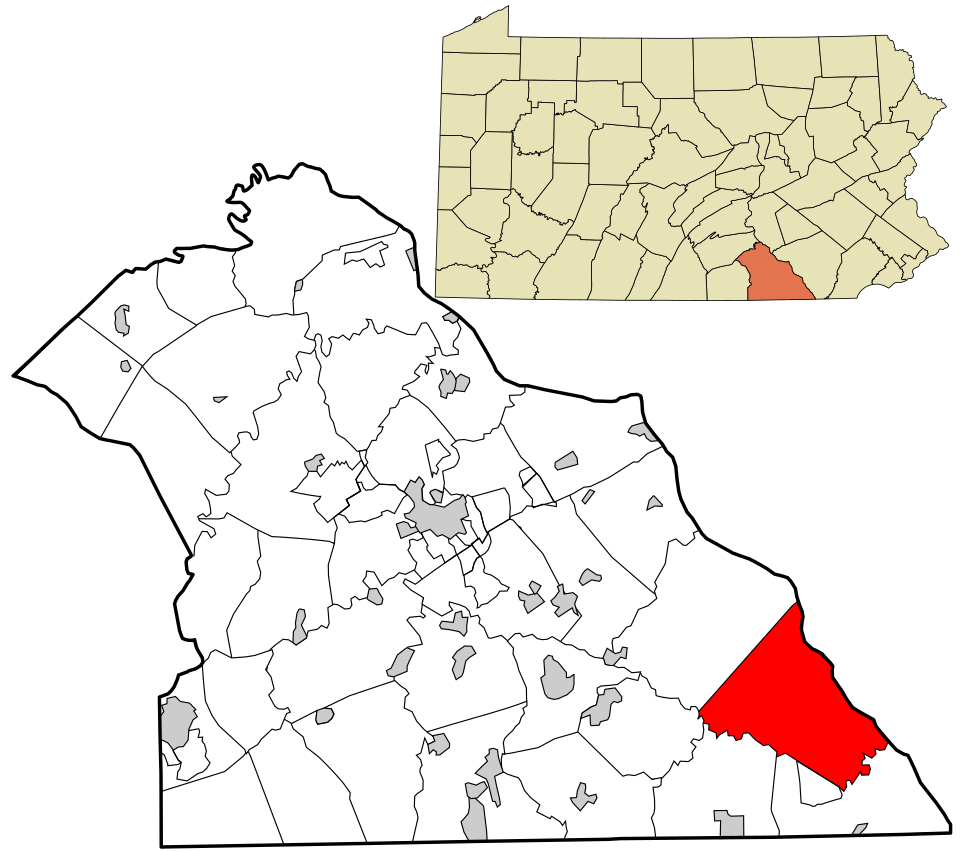 Locator map of Lower Chanceford