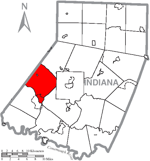 Locator map of Armstrong