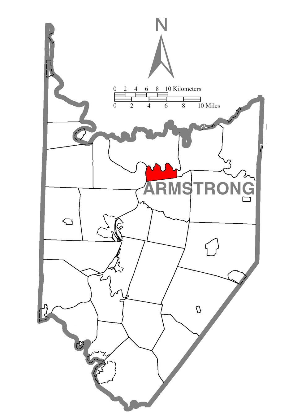 Locator map of Pine