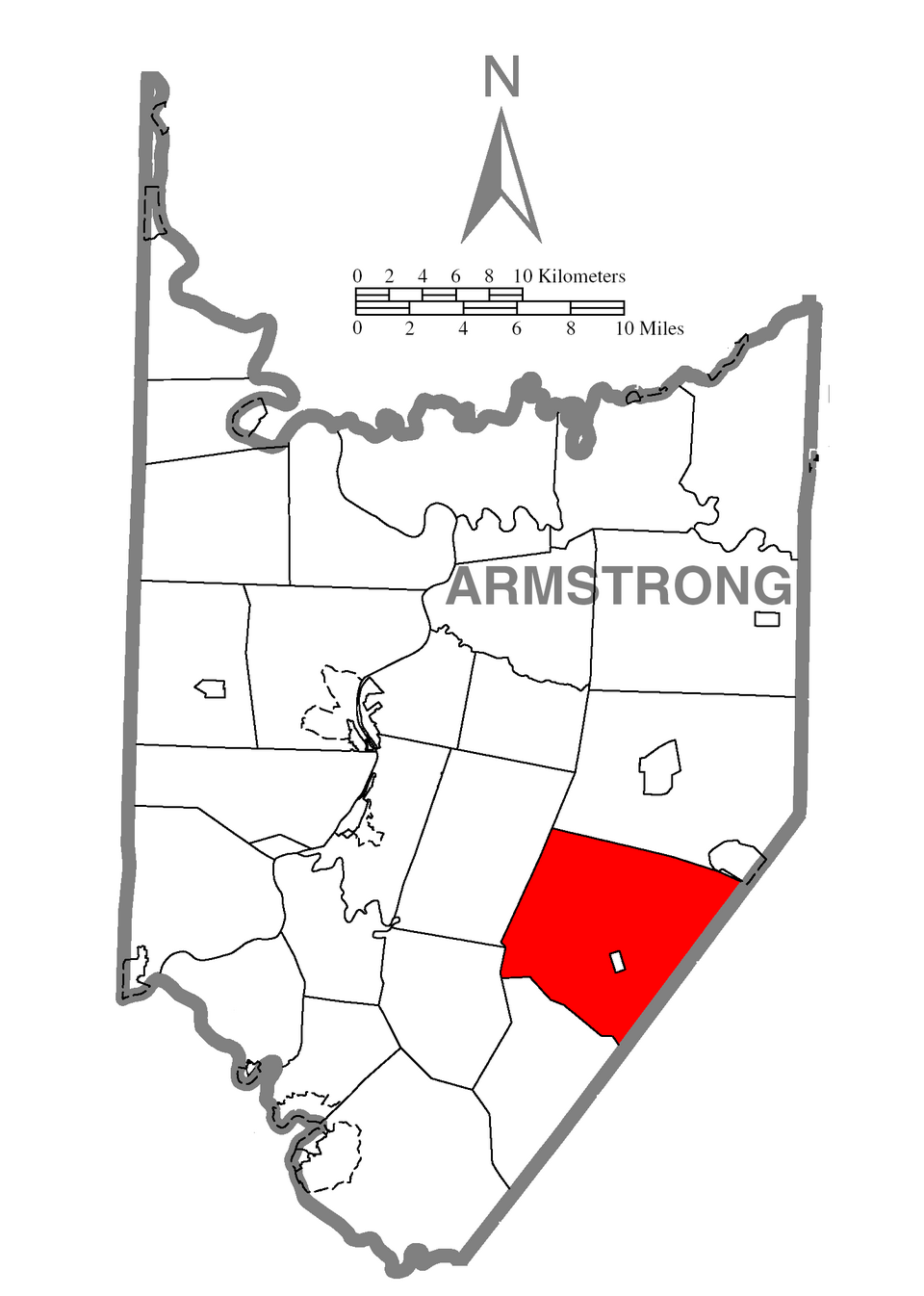 Locator map of Plumcreek