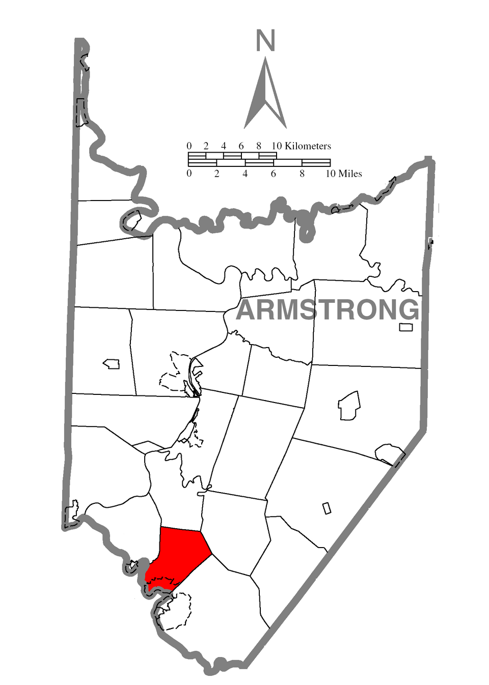 Locator map of Parks