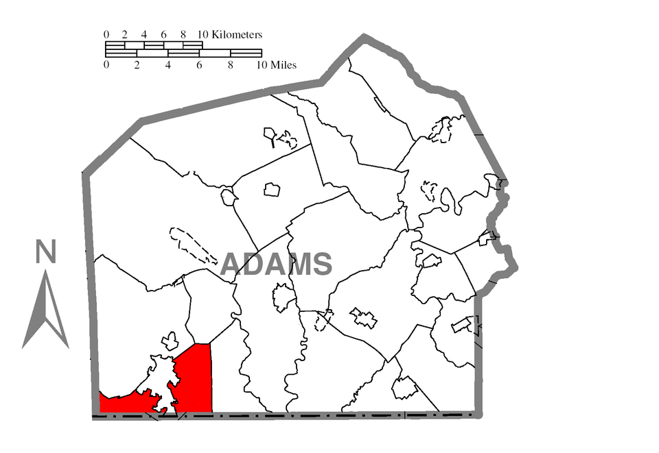 Locator map of Liberty