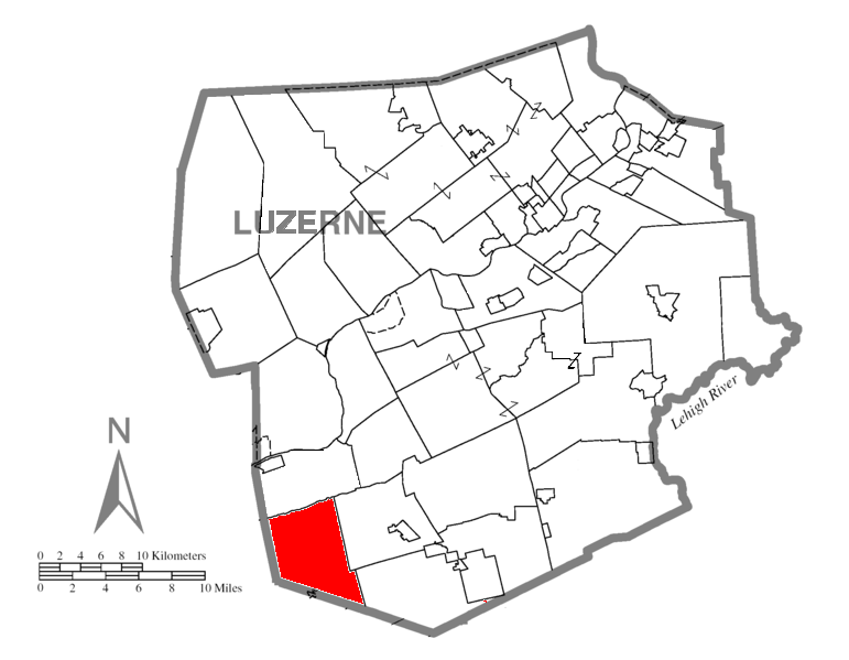Locator map of Black Creek