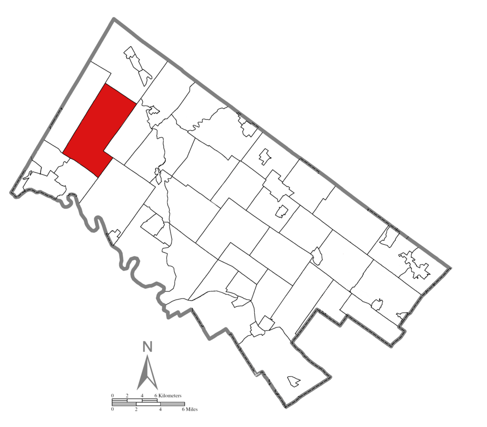Locator map of New Hanover