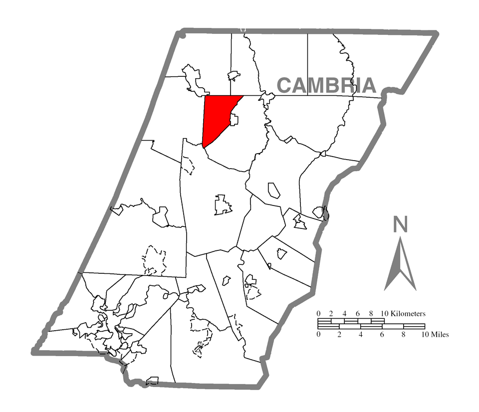Locator map of West Carroll