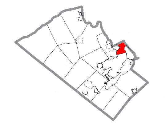Locator map of Hanover