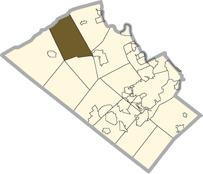 Locator map of Heidelberg