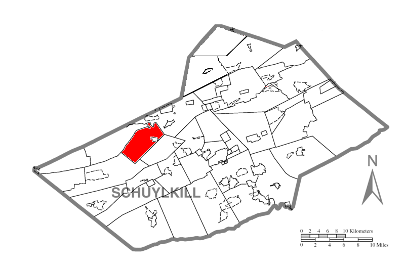 Locator map of Barry