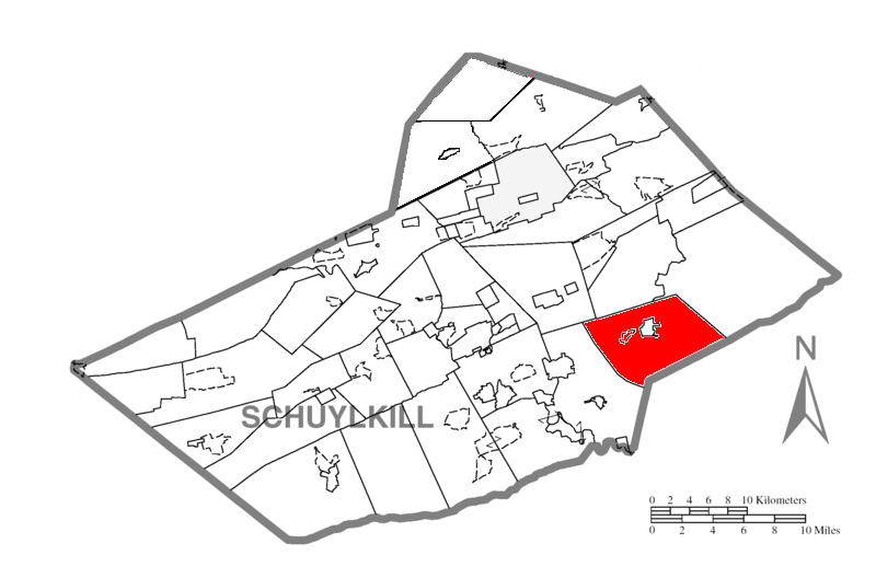 Locator map of East Brunswick